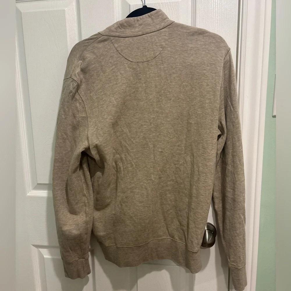 Polo Ralph Lauren 1/4 Zip Sweater Men's Beige Size Small - Picture 3 of 3